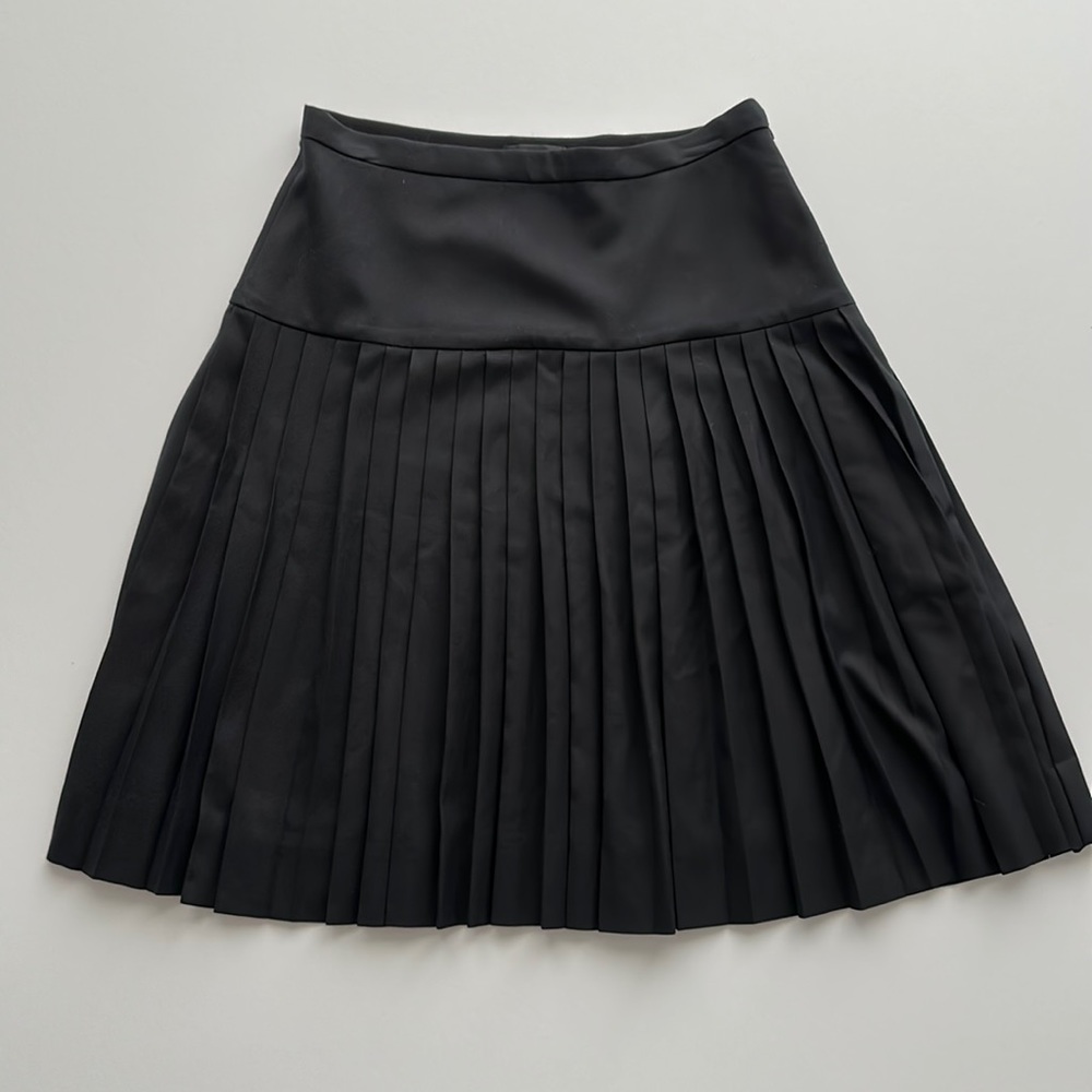 J. Crew wool pleated skirt